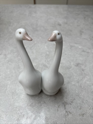 Lladro geese paired in - lladro,