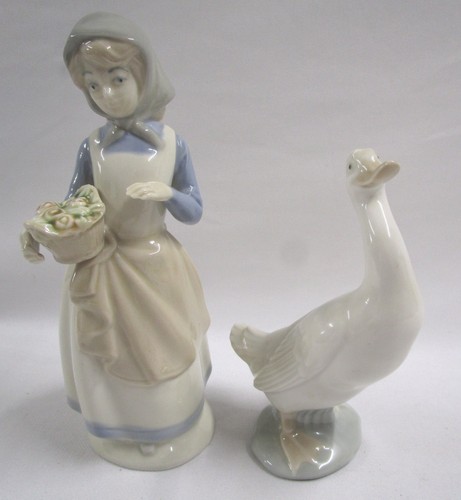Nao lladro girl with - nao,