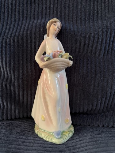Vintage porcelain lady - vintage,
