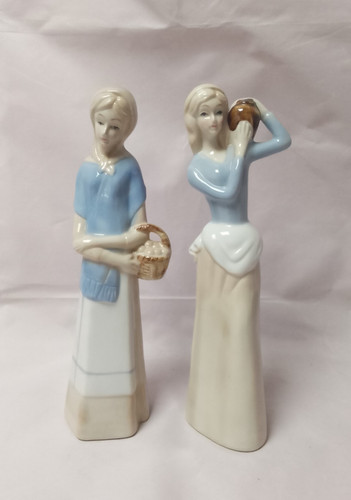 Vintage pair lladro peasant - vintage, of