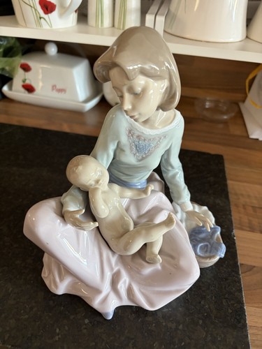 Lladro mother and child - and,