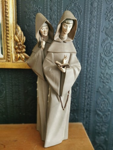 Lladro 5155 monks prayer - lladro,