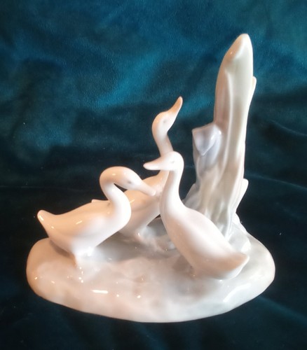 Nao lladro group geese - lladro,