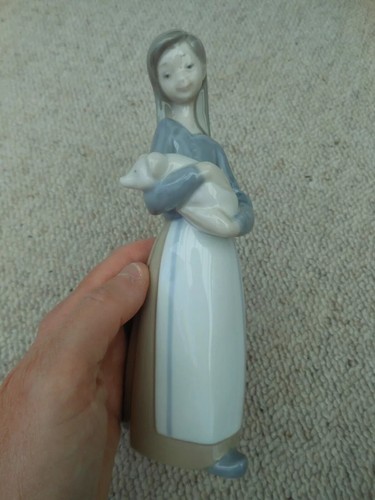Lladro girl with - , piglet