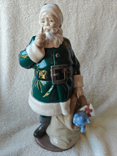 Lladro santa here - santa,
