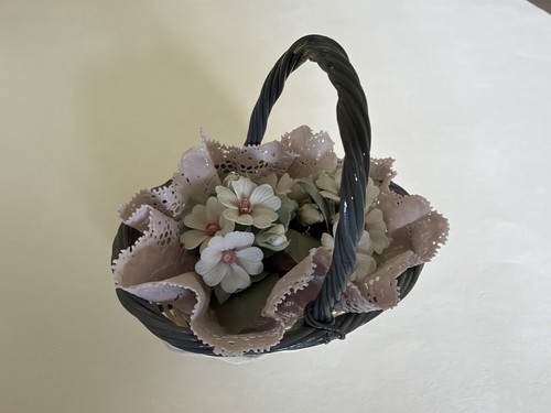 Lladro vintage basket - lladro,