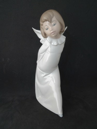 Lladro curious angel with - lladro,