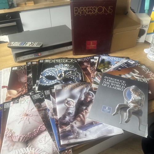 Lladro expression magazine lot - lladro,
