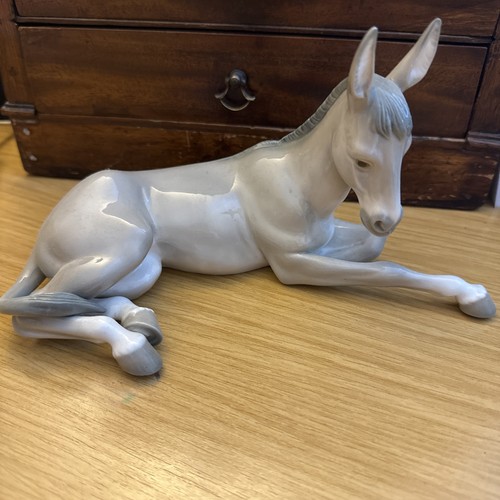 Lladro nativity donkey mule - donkey,