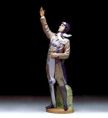 Lladro the aviator 5891 rare - lladro, aviator.