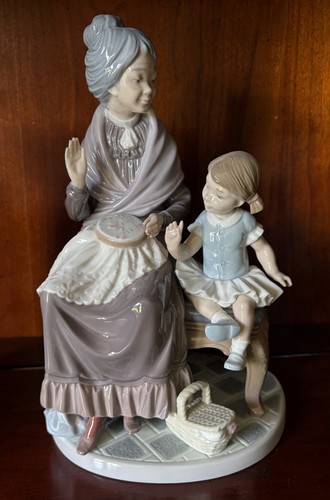 Lladro 5305 visit - "a, with