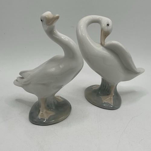 Lladro white geese - lladro, /