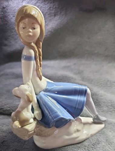 Rare lladro winter frolic - lladro,