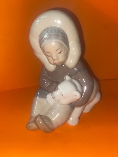 Lladro eskimo with - lladro, polar