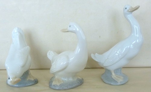 Set lladro nao geese - set,
