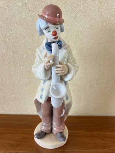 Lladro figurine sad sax - figurine,