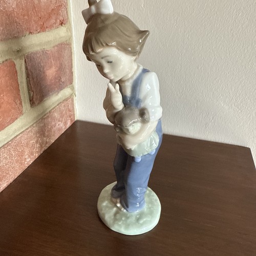 Nao lladro girl with - girl, at