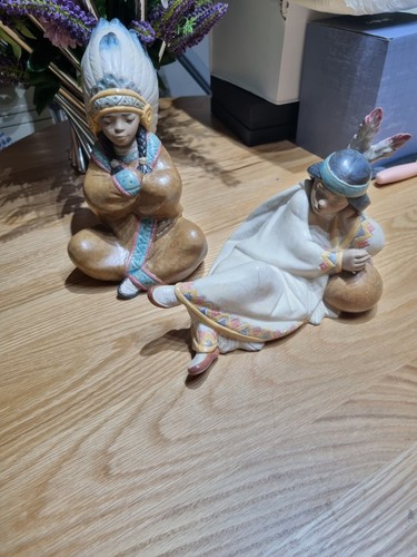 Lladro little brave resting - little,