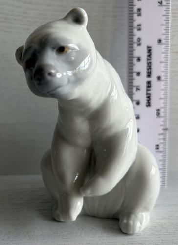 Lladro polar bear figure - lladro,
