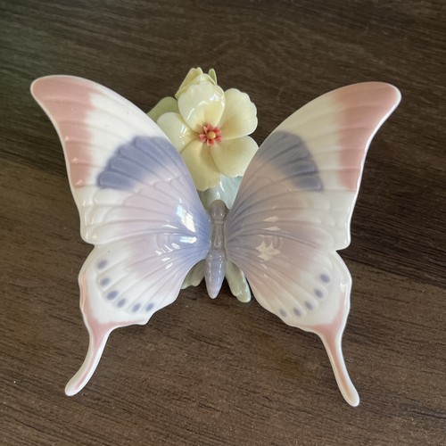 Lladro porcelain butterfly - porcelain,