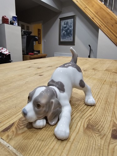 Lladro beagle puppy - lladro, mint