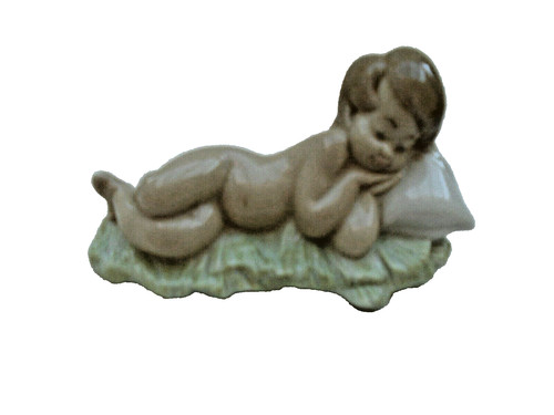 Lladro figurine sleeping baby - lladro,