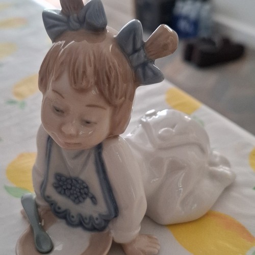 Lladro baby girl with - girl,