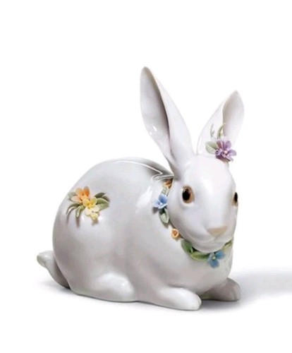 Lladro attentive bunny with - lladro,