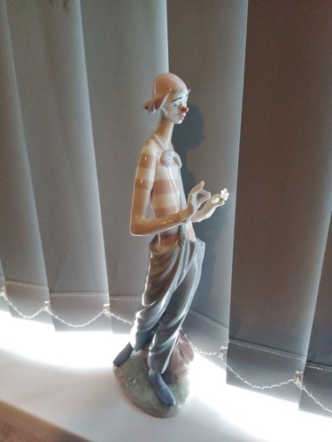 Lladro clown love figurine - clown, in