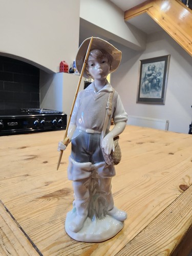 Lladro going fishing - lladro,