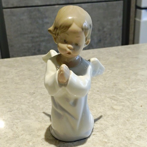 Lladró porcelain angel orando - porcelain,
